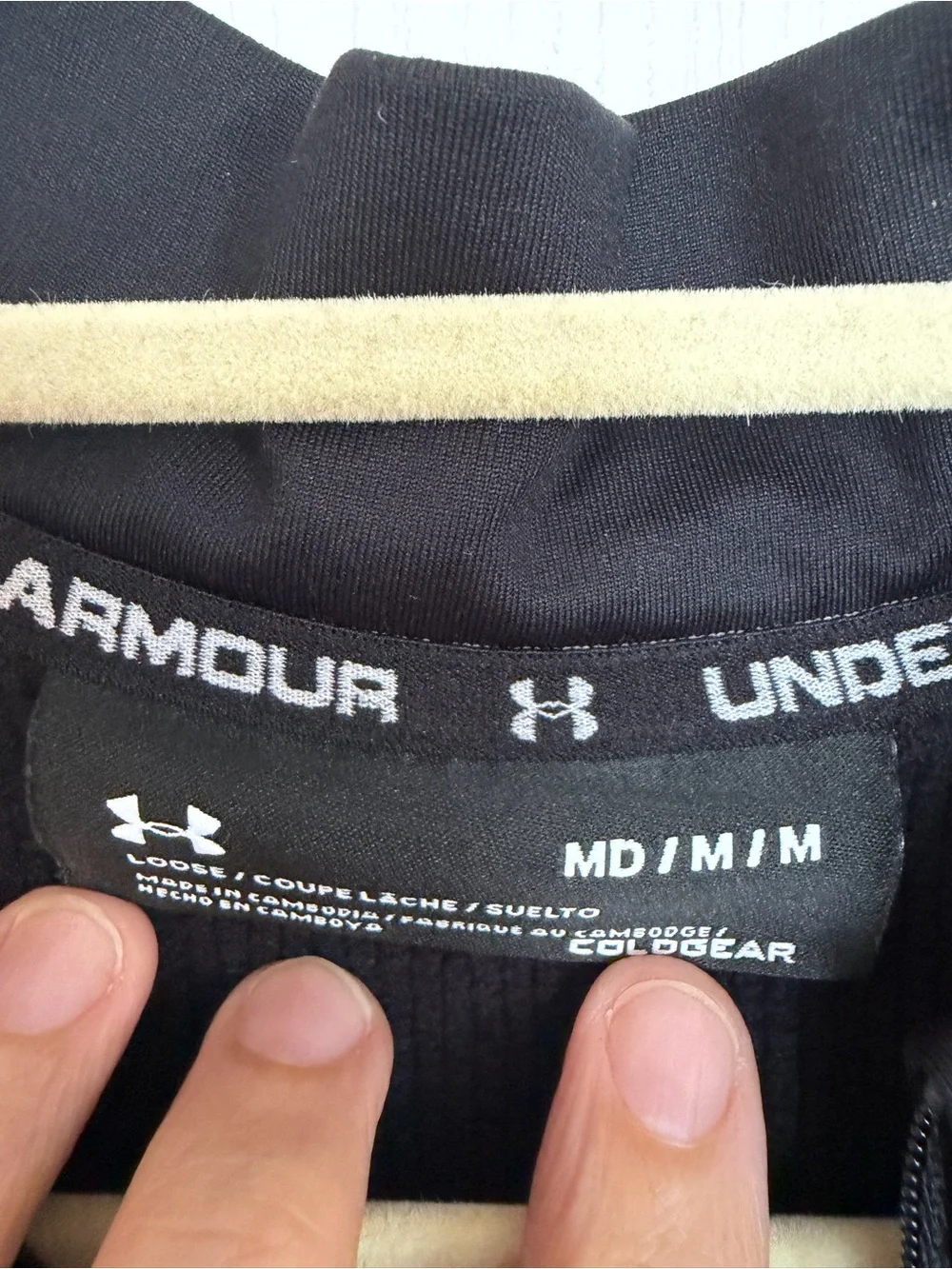 Under Armour Men’s Black & Gray Quarter-Zip Performance Pullover